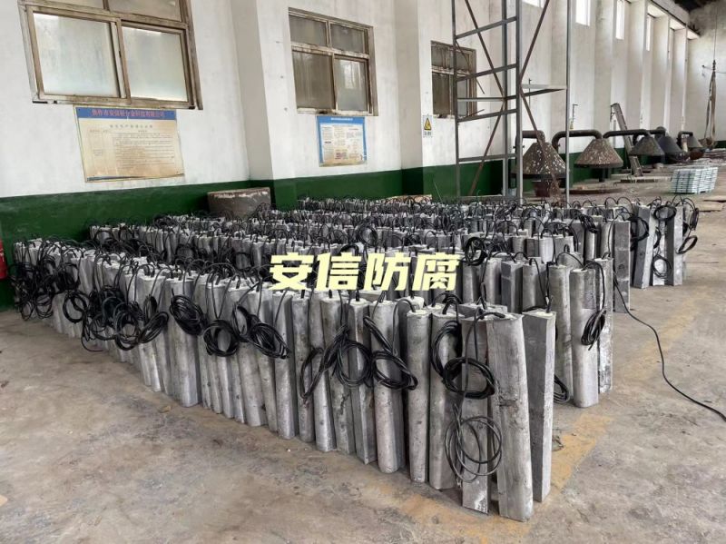 我公司鎂陽(yáng)極，鋁合金陽(yáng)極，鋁犧牲陽(yáng)極，鎂陽(yáng)極，鎂合金犧牲陽(yáng)極在呼和浩特?zé)捰蛷S(chǎng)的使用被評(píng)為優(yōu) 秀生產(chǎn)商